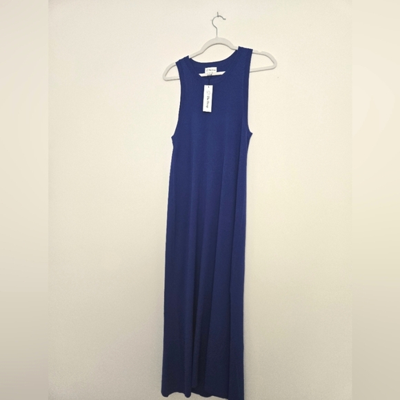 The Drop Purple/ Blue Sleeveless Knit Maxi Dress NWT | Size Large - Picture 1 of 5